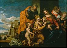 Paolo Veronese and workshop, The Mystic Marriage of St Catherine of Alexandria, c. 1562-9 The Marriage of Saint Catherine (1580); Paolo Veronese.JPG