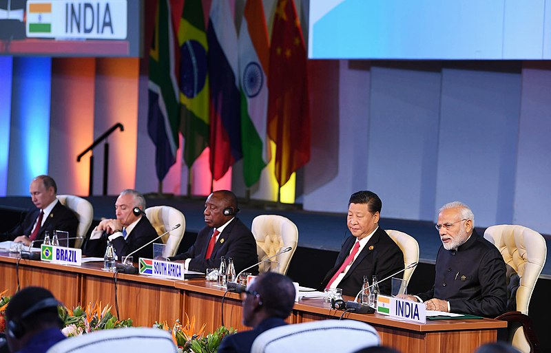 File:The Prime Minister, Shri Narendra Modi addressing at the BRICS Africa Outreach and BRICS Plus Outreach, in Johannesburg, South Africa on July 27, 2018 (1).JPG