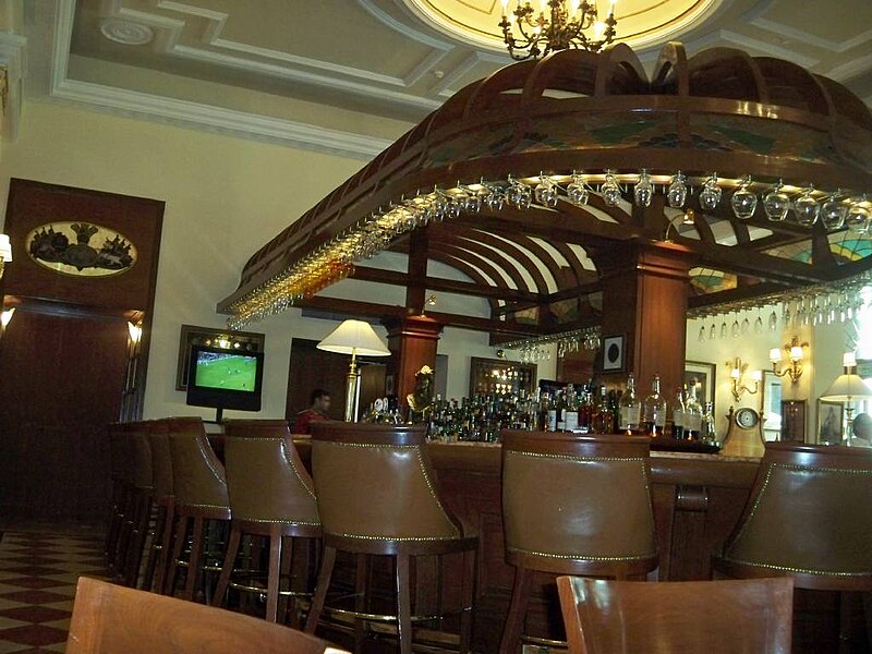 File:The bar at 1911 restaurant, Imperial Hotel, New Delhi.jpg