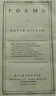 <i>Poems</i> by David Sillar