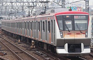 Tokyu 6103 (7cars) Express 20180319.jpg