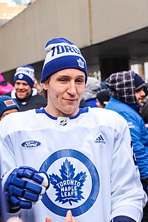 Travis Dermott Canadian ice hockey player