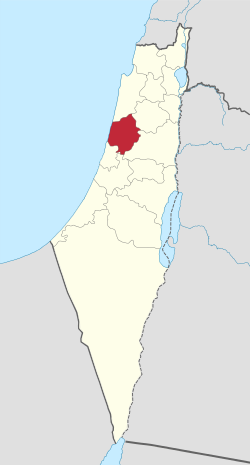 Tulkarm Subdistrict In Mandatory Palestine 1920-1948.svg