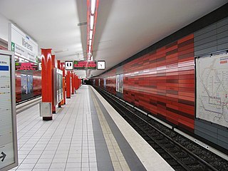 <span class="mw-page-title-main">Wartenau station</span> Railway station in Hamburg, Germany