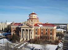 Located in Winnipeg, the University of Manitoba is the largest post-secondary institution in the province. UManitoba Administration Building.jpg