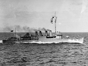 USS Goff (DD-247) probíhá 25. března 1923