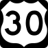 30號美國國道 marker