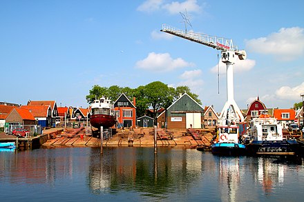 Urk, ancienne île du Zuiderzee, constitue désormais la plus petite commune du Flevoland.