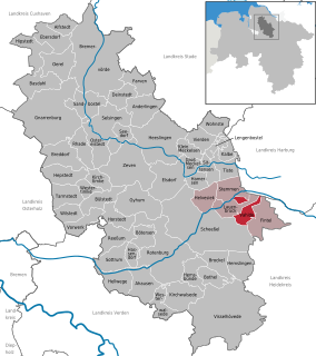 <span class="mw-page-title-main">Vahlde</span> Municipality in Lower Saxony, Germany