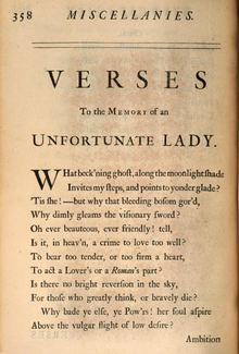 Verses to the Memory of an Unfortunate Lady (The Works of Mr Alexander Pope, 1717).png
