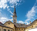 * Nomination Arcades and access balcony at the yard of the residential building on Kirchenplatz #4 and main city parish church Saint James the Greater, borough inner city, Villach, Carinthia, Austria -- Johann Jaritz 02:56, 21 July 2020 (UTC) * Promotion  Support Good quality.--Agnes Monkelbaan 04:27, 21 July 2020 (UTC)