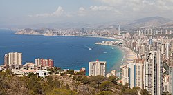 Skyline of Benidorm