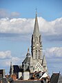 L'église Saint-Martin, le clocher (vu du château, Tour Saint-Laurent)