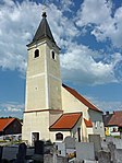 Catholic parish church hll.  Peter and Paul and the cemetery