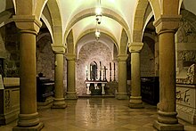 The Romanesque St. Leonard's Crypt, which date back to the 11th century, when Casimir I the Restorer made Kraków his royal residence and the capital of the Kingdom of Poland.