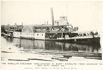 Wellington R. Burt steamer, 1887