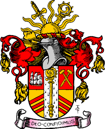 Arms of the County Borough of West Ham.