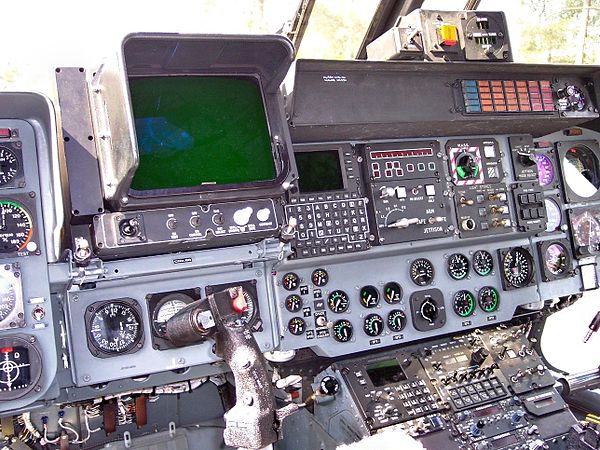 Cockpit of a German Navy Lynx