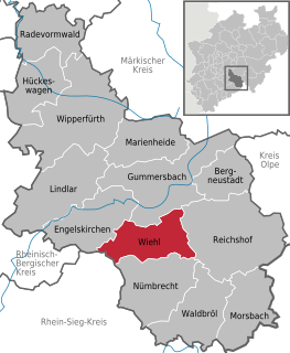 Wiehl Place in North Rhine-Westphalia, Germany