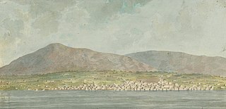 Views in the Levant: Landscape With Sea, Town and Hills