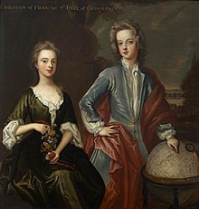 William Godolphin (c. 1700–1731), wicehrabia Rialton, późniejszy markiz Blandford i jego siostra, Henrietta (zm. 1776), późniejsza księżna Newcastle.jpg