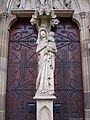 Marienfigur am Mittelpfeiler