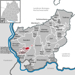 Wittlingen - Localizazion