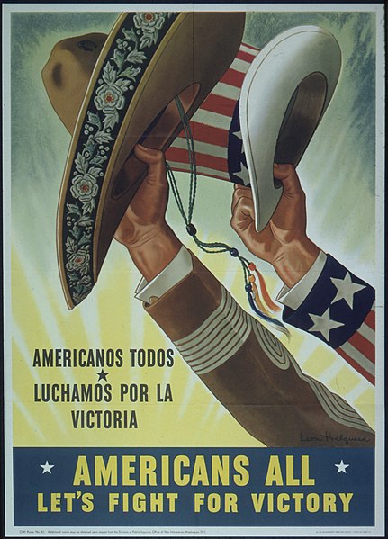 File:"Americans All" - Lets fight for victory - NARA - 513803.jpg