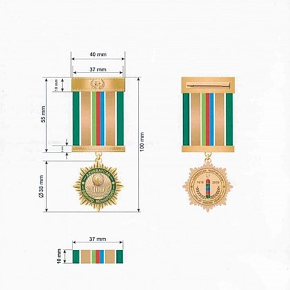 "Azərbaycan Sərhəd Mühafizəsinin 100 illiyi (1919-2019)" yubiley medalı (ümumi).jpg