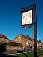 "The Angel" pub sign at Woodhouse - geograph.org.uk - 2153346.jpg