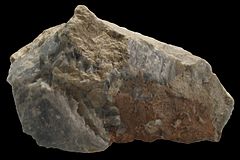 Åkermanite, Calcite, Hillebrandite, Tilleyite - Mineralogisches Museum Bonn1.jpg