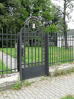 Vstup na židovský hřbitov