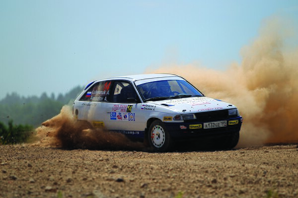 Alexey Lukyanuk and Aleksey Arnautov at rally Strugi Krasnye 2011 – Russian Rally Cup