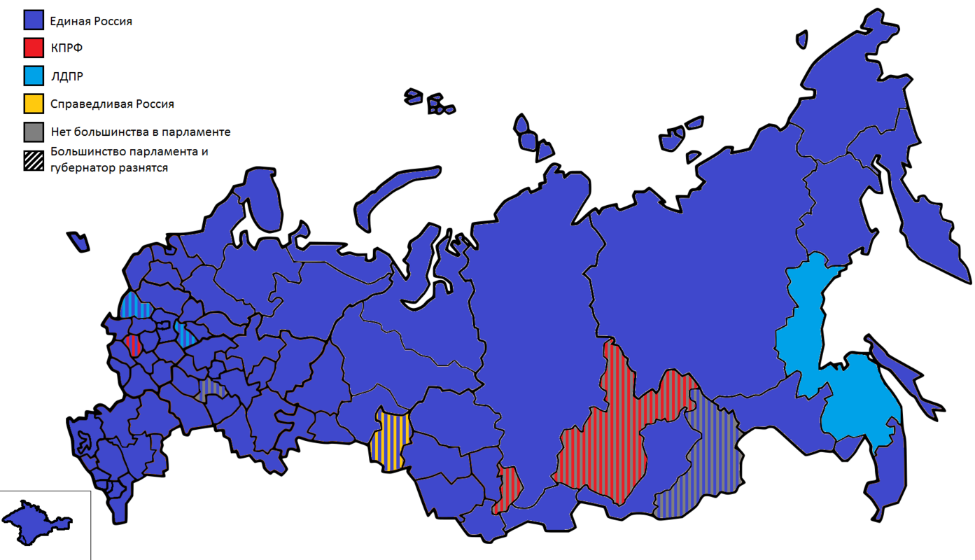 Карта единой россии