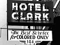 “The Best Service for COLORED ONLY” - Hotel Clark, 144 Beale Street, Memphis Tennessee (cropped).jpg
