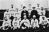 草創期の野球部（1916年）