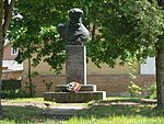 Памятник герою Советского Союза, командиру партизанского отряда «Дружный» В.И. Зиновьеву