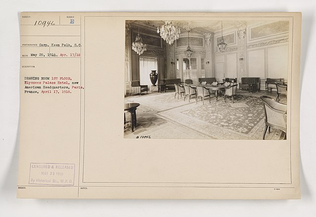 File 111 Sc 10946 Drawing Room 1st Floor Elyssees Palace Hotel