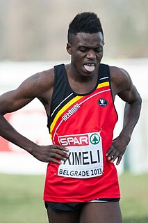 <span class="mw-page-title-main">Isaac Kimeli</span> Kenyan-Belgian middle-distance runner