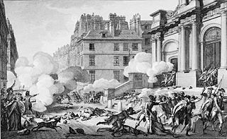 13 Vendémiaire 1795 battle between French Revolutionary troops and Royalists