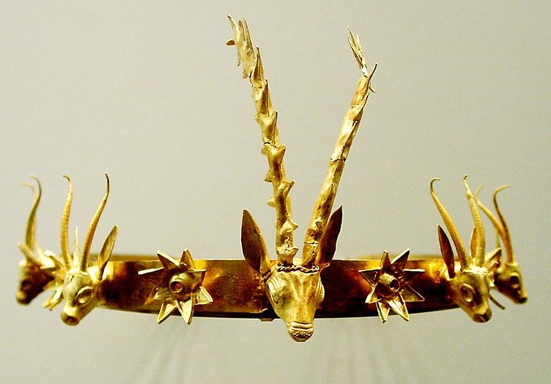 File:18th dynasty pharaonic crown by John Campana.jpg