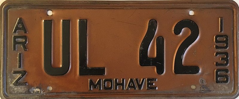 File:1936 Arizona License Plate.jpg