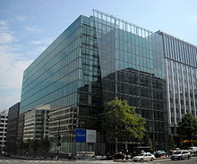 1999 K Street NW in Washington, D.C. was developed by Vornado Realty Trust and sold for $208M in 2009. It was designed by architect Helmut Jahn. 1999 K Street NW.JPG