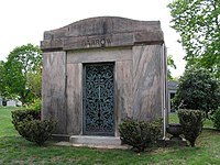 Ed Barrow's mausoleum in Kensico Cemetery