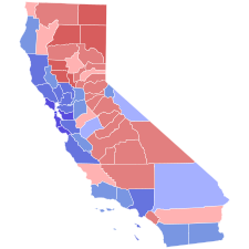 2004 United States Senate election in California results map by county.svg