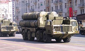 2008 Moscow May Parade Rehearsal - S-300 launcher.JPG