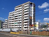 Dresden, Abriss des Wohnblocks Gerokstraße 5–11