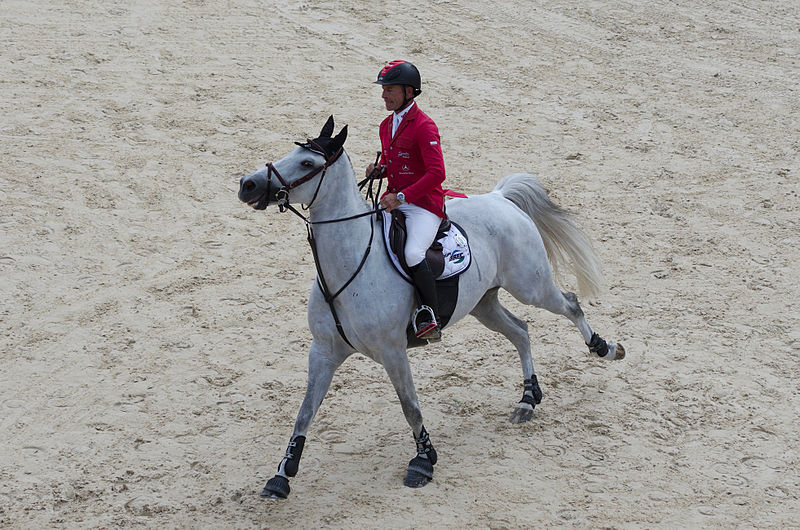 File:2013 Longines Global Champions - Lausanne - 14-09-2013 - Pius Schwizer et Coolgirl.jpg