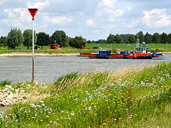 Wijhese ferry over the IJssel