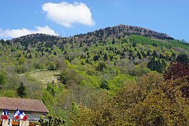 La Planche des Belles Filles vue depuis Plancher-les-Mines.